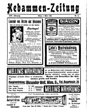 Hebammen-Zeitung 19110301 Seite: 1