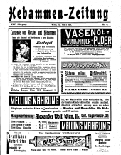 Hebammen-Zeitung 19110315 Seite: 1
