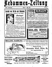 Hebammen-Zeitung 19110501 Seite: 1