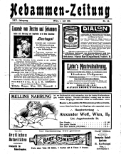 Hebammen-Zeitung 19110701 Seite: 1