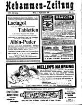 Hebammen-Zeitung 19110901 Seite: 1