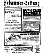 Hebammen-Zeitung 19111115 Seite: 1