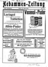 Hebammen-Zeitung 19150615 Seite: 1