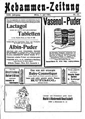 Hebammen-Zeitung 19150701 Seite: 1
