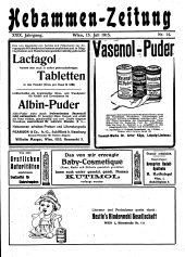 Hebammen-Zeitung 19150715 Seite: 1