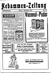 Hebammen-Zeitung 19171201 Seite: 1
