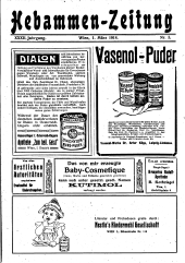 Hebammen-Zeitung 19180301 Seite: 1