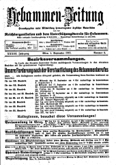 Hebammen-Zeitung 19190901 Seite: 1