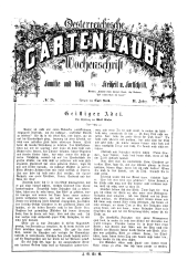 Die Gartenlaube für Österreich 18670715 Seite: 1