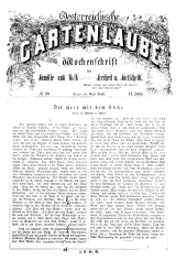 Die Gartenlaube für Österreich 18671209 Seite: 1