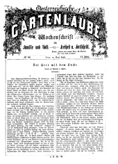 Die Gartenlaube für Österreich 18671216 Seite: 1