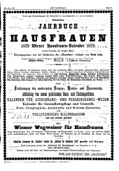 Die Hausfrau: Blätter für Haus und Wirthschaft 18780830 Seite: 5