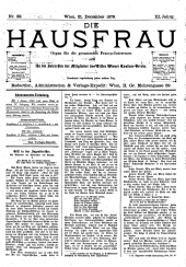Die Hausfrau: Blätter für Haus und Wirthschaft 18791221 Seite: 5