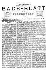 Die Hausfrau: Blätter für Haus und Wirthschaft 18800710 Seite: 5
