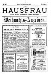 Die Hausfrau: Blätter für Haus und Wirthschaft 18821215 Seite: 9