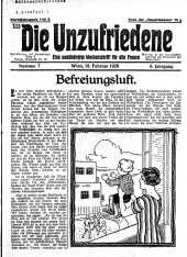 Die Unzufriedene 19280218 Seite: 1