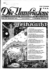 Die Unzufriedene 19311226 Seite: 1