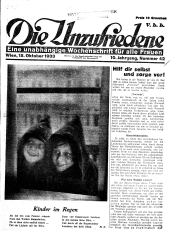 Die Unzufriedene 19331015 Seite: 1