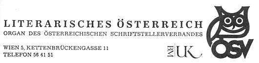 Beispielhafter Titelschriftzug der Zeitschrift