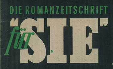 Beispielhafter Titelschriftzug der Zeitschrift