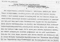 Abb. 4: Heimito von Doderer: Kurzer Traktat vom Schriftsteller. Zu Albert Paris Gütersloh’s vollendetem sechzigsten Lebensjahre, Typoskript mit eigenhändigen Korrekturen, 1947, Ausschnitt. [Österreichisches Theatermuseum, Wien]. In: Sichtungen 2, S. 150