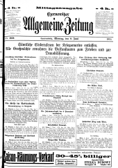 Czernowitzer Allgemeine Zeitung