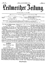 Leitmeritzer Zeitung