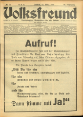 Volksfreund 19380312 Seite: 1