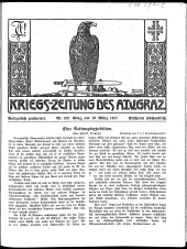 Kriegszeitung des A.T.V. Graz