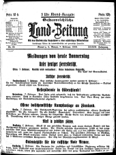 Österreichische Land-Zeitung