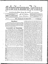 Arbeiterinnen Zeitung