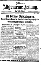 Wiener Allgemeine Zeitung