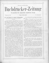 Buchdrucker-Zeitung 18800520 Seite: 1