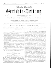 Allgemeine Österreichische Gerichtszeitung