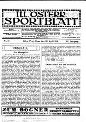 Illustriertes (Österreichisches) Sportblatt 19110422 Seite: 3