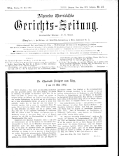 Allgemeine Österreichische Gerichtszeitung