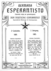 Germana Esperantisto / Der Deutsche Esperantist