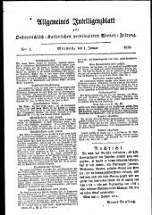Wiener Zeitung 18120101 Seite: 9