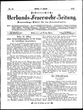 Österreichische Verbands-Feuerwehr-Zeitung 18780805 Seite: 1