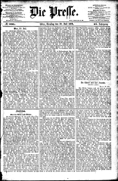 Die Presse 18780730 Seite: 1