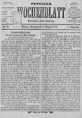 Pettauer Wochenblatt