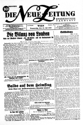 Die neue Zeitung 19330720 Seite: 1