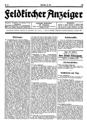 Feldkircher Anzeiger 19330720 Seite: 1