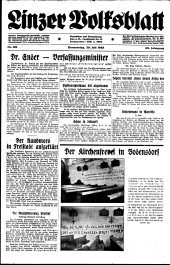 Linzer Volksblatt 19330720 Seite: 1