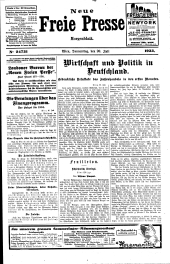 Neue Freie Presse 19330720 Seite: 1