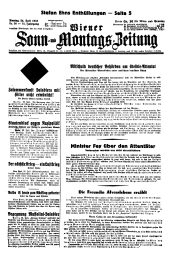 Wiener Sonn- und Montags-Zeitung 19330724 Seite: 1