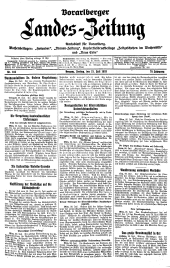 Vorarlberger Landes-Zeitung 19330721 Seite: 1