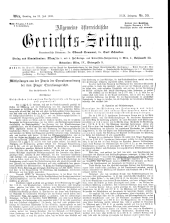 Allgemeine Österreichische Gerichtszeitung