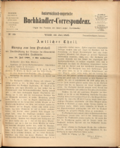 Oesterreichische Buchhändler-Correspondenz 18980720 Seite: 1