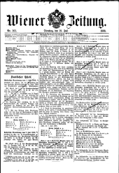 Wiener Zeitung 18980719 Seite: 1